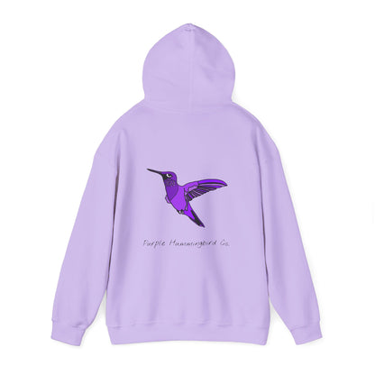 Purple Hummingbird by Kristina - unisex Hoodie