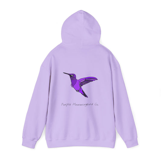 Purple Hummingbird by Kristina - unisex Hoodie
