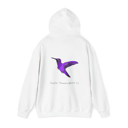 Purple Hummingbird by Kristina - unisex Hoodie