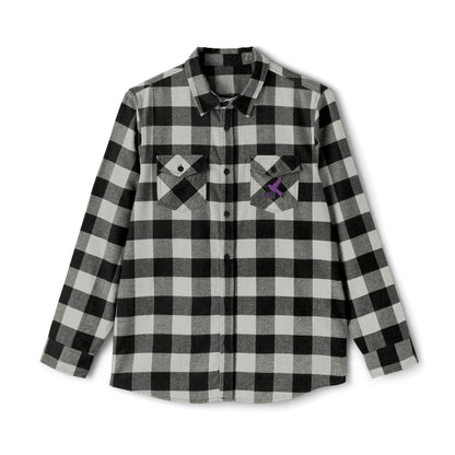 Unisex Flannel Shirt - Bold Message Against Fentanyl | Casual Style for Awareness