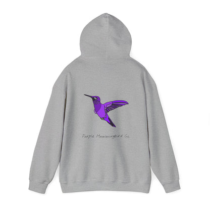 Purple Hummingbird by Kristina - unisex Hoodie