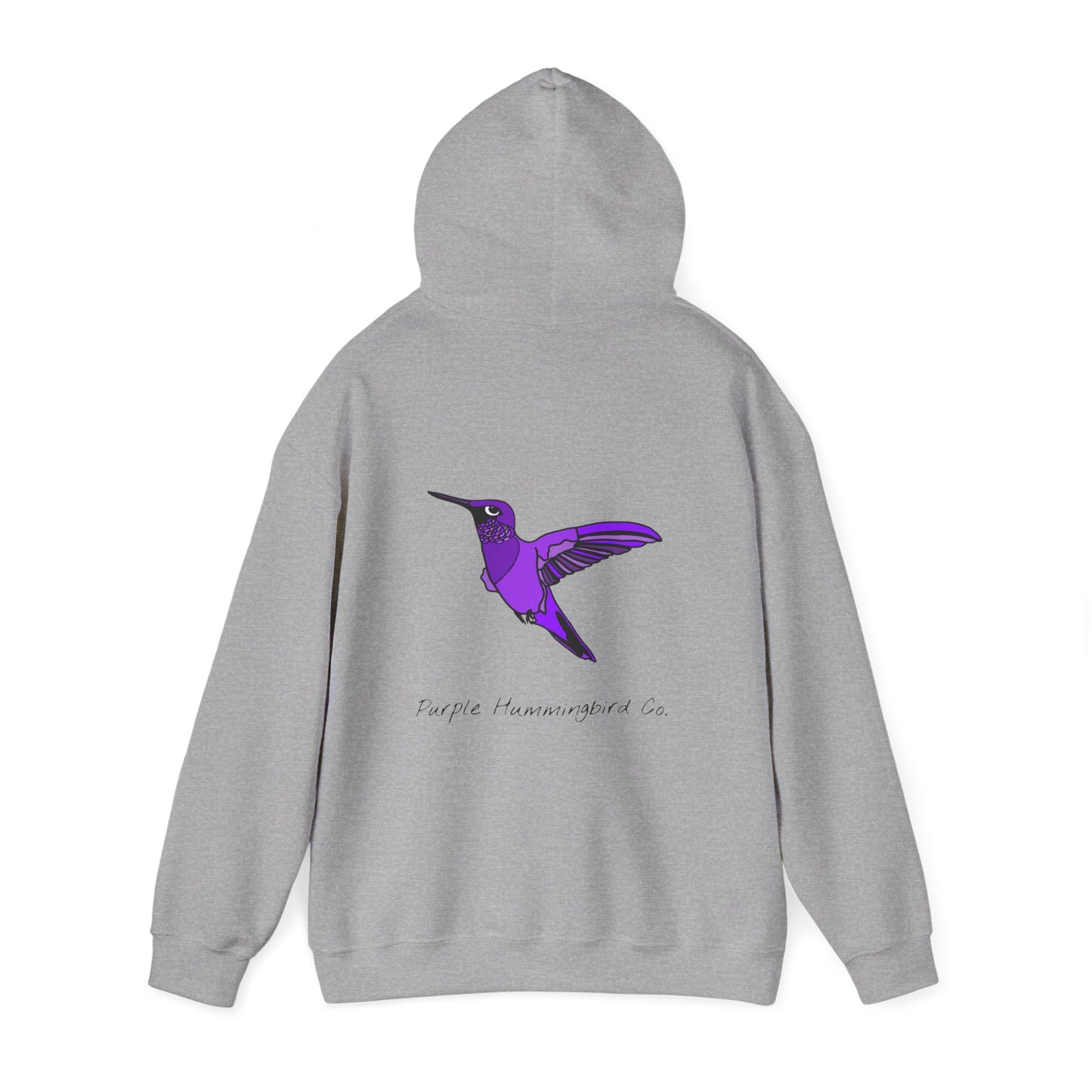 Purple Hummingbird by Kristina - unisex Hoodie