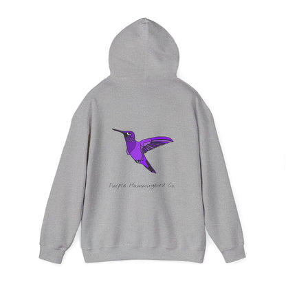 Purple Hummingbird by Kristina - unisex Hoodie