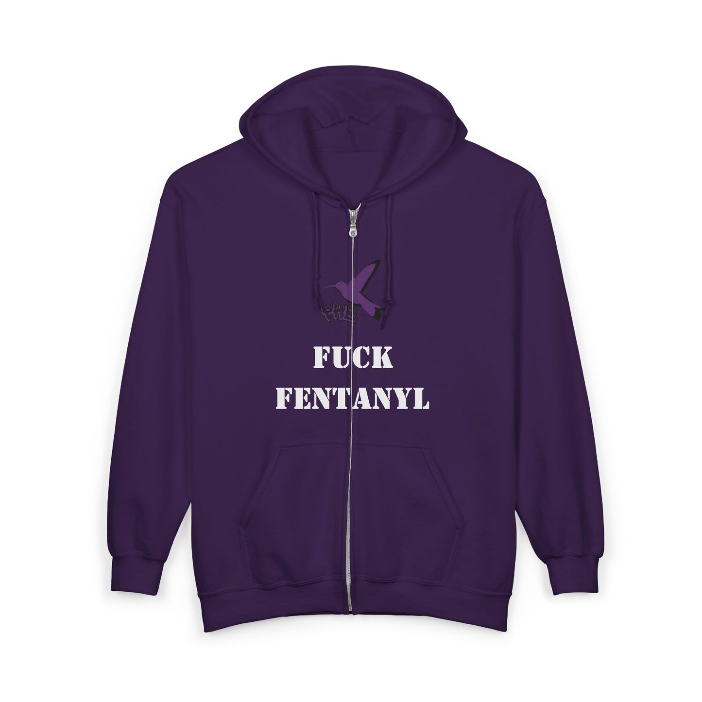 Memorial Zip Hoodie – “F*ck Fentanyl”Customizable Name