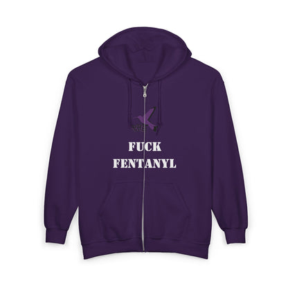 Memorial Zip Hoodie – “F*ck Fentanyl”Customizable Name