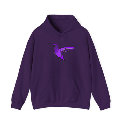 Purple Hummingbird by Kristina - unisex Hoodie