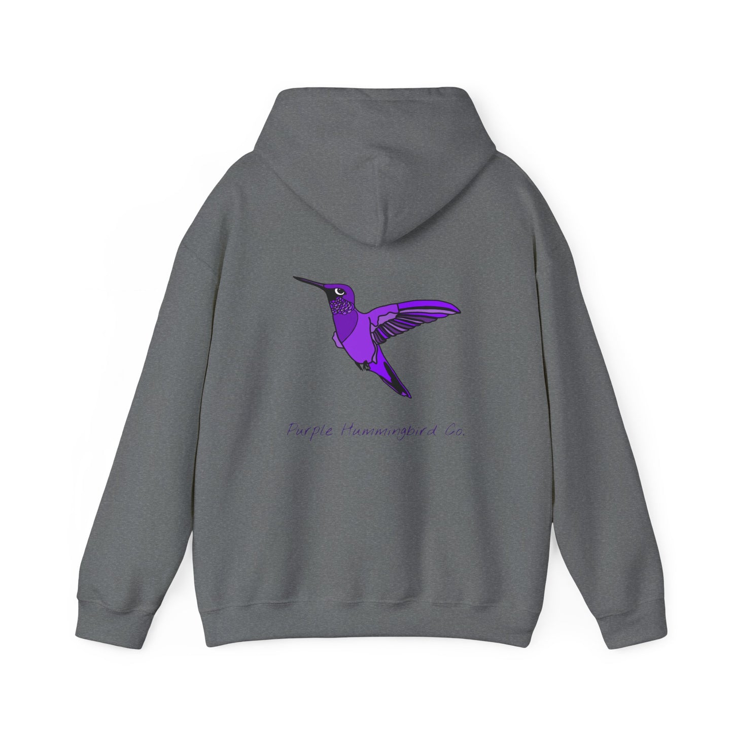 Purple Hummingbird by Kristina - unisex Hoodie