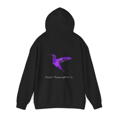Purple Hummingbird by Kristina - unisex Hoodie